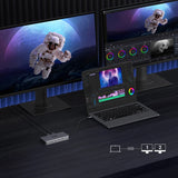 HUB Ugreen CM681 15978 13in1 USB-C - 2x USB-A 3.2 / 2x USB-A 3.0 / USB-C 3.2 / 2x HDMI / DisplayPort / RJ45 / SD og TF / AUX / USB-C PD