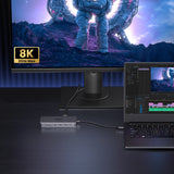 HUB Ugreen CM681 15978 13in1 USB-C - 2x USB-A 3.2 / 2x USB-A 3.0 / USB-C 3.2 / 2x HDMI / DisplayPort / RJ45 / SD og TF / AUX / USB-C PD