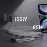 HUB Ugreen CM681 15978 13in1 USB-C - 2x USB-A 3.2 / 2x USB-A 3.0 / USB-C 3.2 / 2x HDMI / DisplayPort / RJ45 / SD og TF / AUX / USB-C PD