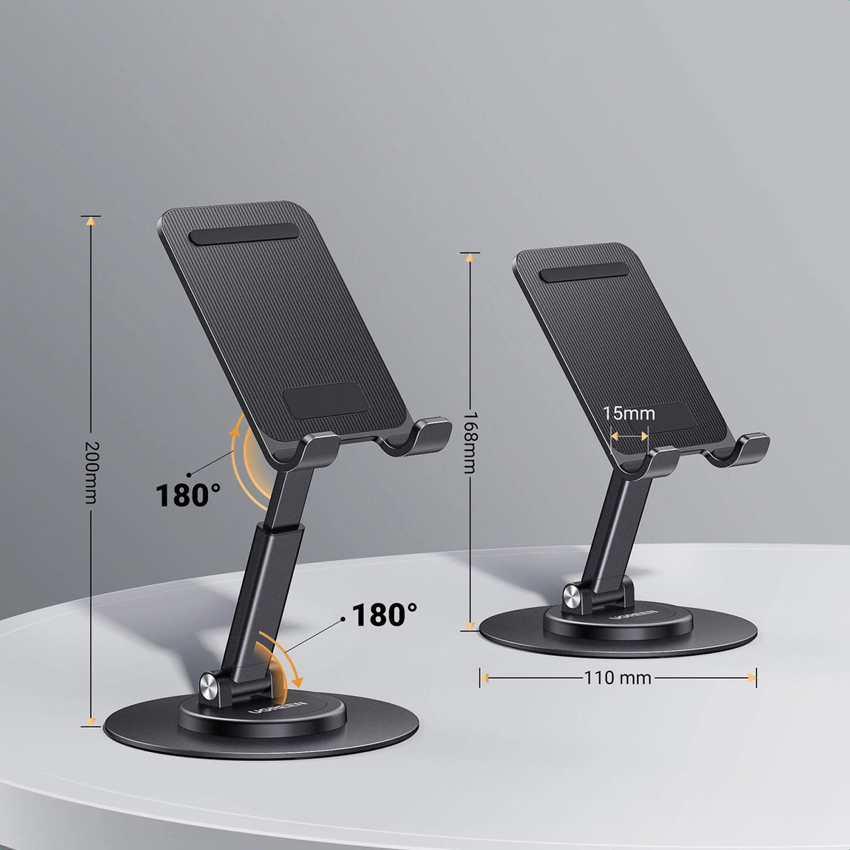 Ugreen LP805 skrivebordsstativ til telefon tablet - sort