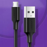 Grøn US289 60135 mikro USB / USB-A kabel 0,5 m - sort