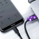 Grøn US289 60135 mikro USB / USB-A kabel 0,5 m - sort