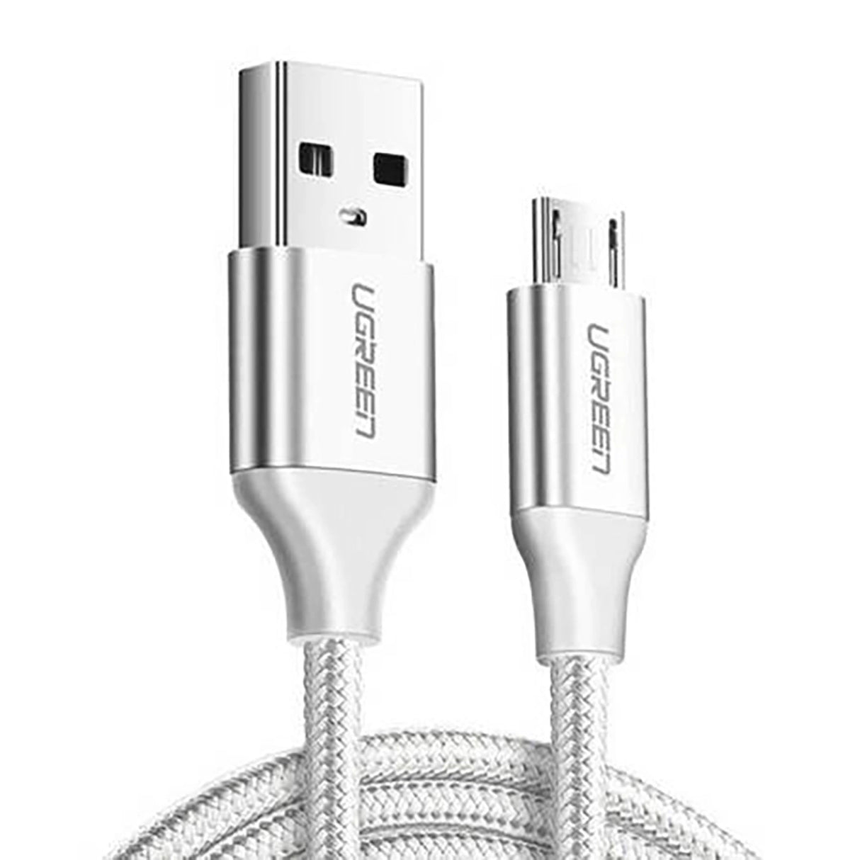 Ugreen US290 60151 USB-A / micro USB 2.4A 1m Kabel - hvid