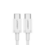 Grøn US264 60518 USB-C / USB-C PD QC AFC-kabel 1m - hvid