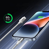 Ugreen US304 70523 USB-C / Lightning MFi kabel 1m - sølv