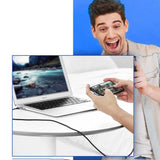 Ugreen US284 70255 USB-A (ret) / USB-C (vinklet) 3A Kabel 3m - Grå