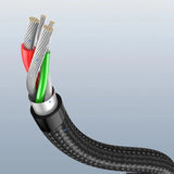 Ugreen US284 70255 USB-A (ret) / USB-C (vinklet) 3A Kabel 3m - Grå