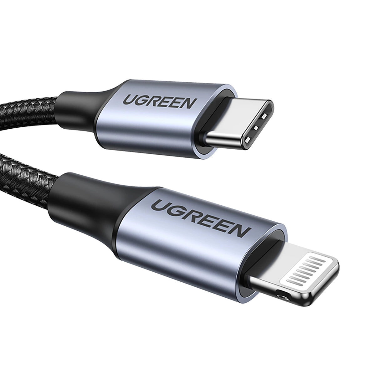 Ugreen US304 60759 Lightning - USB-C 2.0 MFi Kabel 1m - Grå