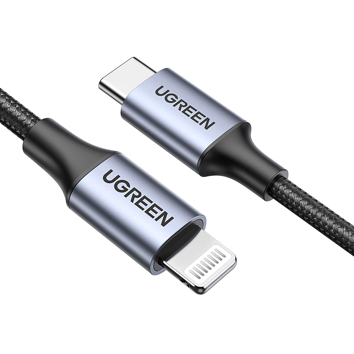 Ugreen US304 60759 Lightning - USB-C 2.0 MFi Kabel 1m - Grå