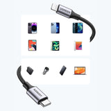 Ugreen US304 60759 Lightning - USB-C 2.0 MFi Kabel 1m - Grå