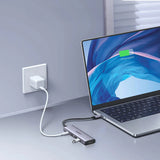 HUB Ugreen CM511 15597 5in1 USB-C - USB-C PD / HDMI / 3x USB-A 3.0 - grå