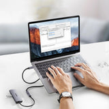 Ugreen US372 80810 USB-C - USB-C PD QC kabel 100W 5A 10Gbps 0,5m - grå