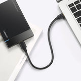 Grøn US130 10840 USB-A 3.0 - mikro USB-B kabel 0,5 m - sort