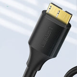 Grøn US130 10840 USB-A 3.0 - mikro USB-B kabel 0,5 m - sort