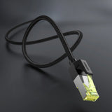 Ugreen NW150 80424 Ethernet RJ45 Cat 7 10Gbps Kabel 3m - sort