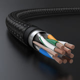 Ugreen NW150 80424 Ethernet RJ45 Cat 7 10Gbps Kabel 3m - sort
