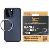 MagSafe PanzerGlass Bang ON-ring til iPhone 12 / 13 / 14 / 15 - sølv
