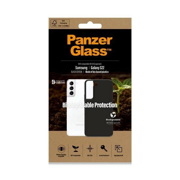 PanzerGlass bionedbrydeligt æske til Samsung Galaxy S22 - sort