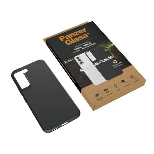 PanzerGlass bionedbrydeligt æske til Samsung Galaxy S22 - sort