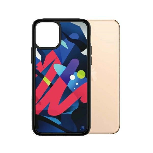 PanzerGlass ClearCase antibakteriel Mikael B Limited Artist Edition æske til iPhone 11 Pro Max - flerfarvet