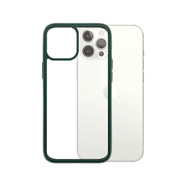 PanzerGlass ClearCase til iPhone 12 Pro Max - gennemsigtig og grøn