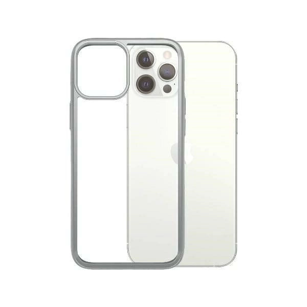 PanzerGlass ClearCase til iPhone 12 Pro Max - gennemsigtigt og sølvfarvet