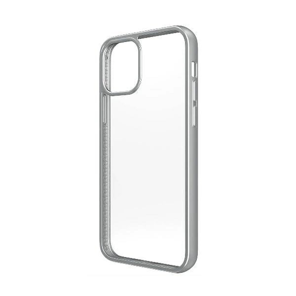PanzerGlass ClearCase til iPhone 12 Pro Max - gennemsigtigt og sølvfarvet