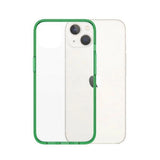 PanzerGlass ClearCase antibakteriel beholder med Military Grade certifikat til iPhone 13 / 14 / 15 - gennemsigtig grøn