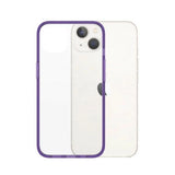PanzerGlass ClearCase antibakteriel beholder med Military Grade certifikat til iPhone 13 / 14 / 15 - gennemsigtig lilla