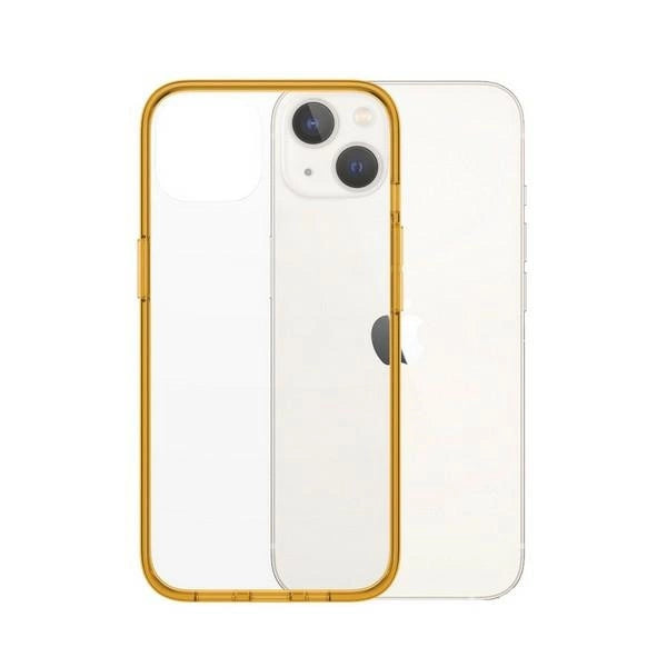 PanzerGlass ClearCase antibakteriel beholder med Military Grade certifikat til iPhone 13 / 14 / 15 - gennemsigtig gul