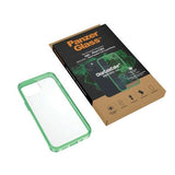 PanzerGlass ClearCase antibakteriel Military Grade certificeret sag til iPhone 13 mini - gennemsigtig grøn