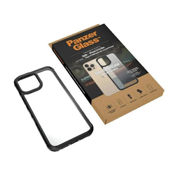 PanzerGlass ClearCase antibakteriel Military Grade certificeret sag til iPhone 13 Pro Max - gennemsigtig pink