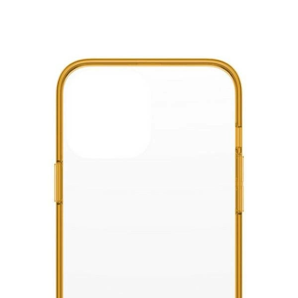 PanzerGlass ClearCase Antibakteriel Military Grade Certified Case til iPhone 13 Pro Max - Gult gennemsigtigt