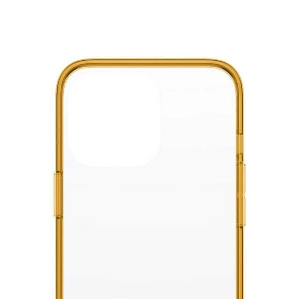 PanzerGlass ClearCase Antibakteriel Military Grade Certified Case til iPhone 13 Pro - Gult gennemsigtigt