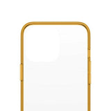 PanzerGlass ClearCase Antibakteriel Military Grade Certified Case til iPhone 13 Pro - Gult gennemsigtigt