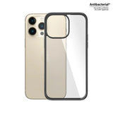 PanzerGlass ClearCase antibakterielt fodtøj til iPhone 14 Pro Max - gennemsigtigt og sort