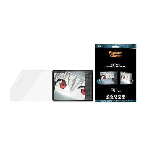 Antibakteriel PanzerGlass GraphicPaper folie med blændingsfilter til iPad Pro 12.9" 2018 / 2020 / 2021