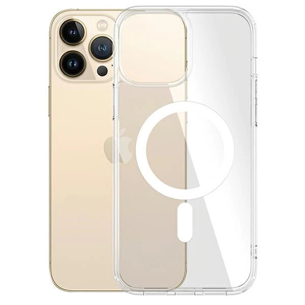 PanzerGlass HardCase med MagSafe Antibacterial Military Grade Certified Case til iPhone 13 Pro Max - Transparent