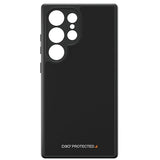 PanzerGlass HardCase med D3O® Bio og Military Grade Certification til Samsung Galaxy S24 Ultra - Transparent og sort