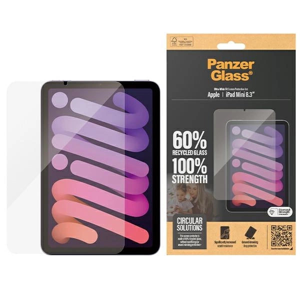 PanzerGlass Ultra-Wide Fit hærdet glas til iPad mini 8.3" 2024