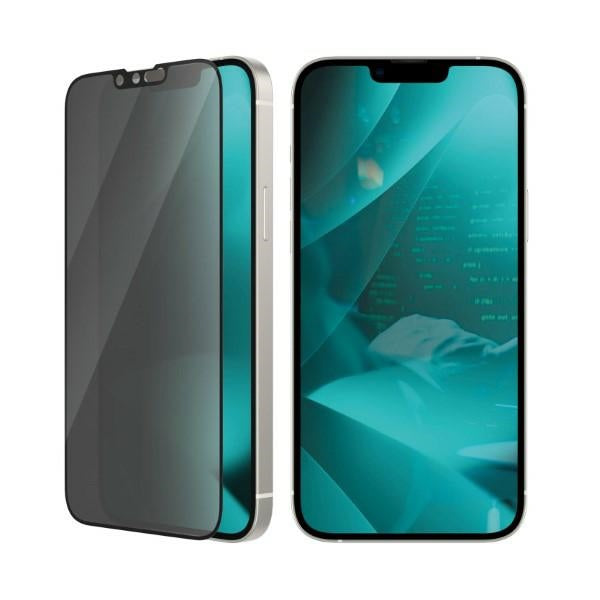 PanzerGlass Ultra-Wide Fit tempereret glas antibakterielt privatliv med Positioner til iPhone 14 Plus / 13 Pro Max