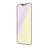 PanzerGlass Ultra-Wide Fit antibakterielt tempereret glas med blå lysfilter og positioner til iPhone 14 Plus / 13 Pro Max