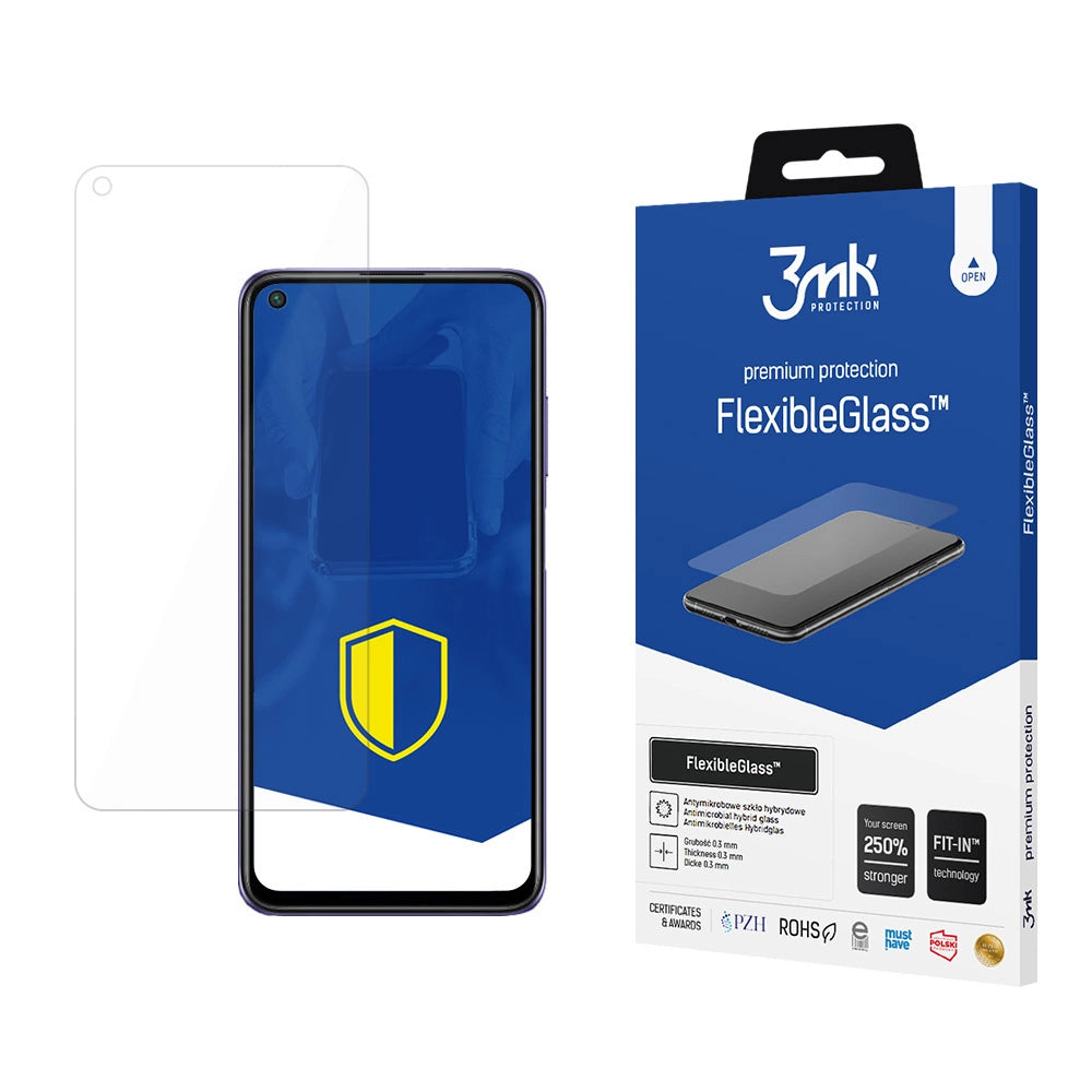 3mk FlexibleGlassTM hybridglas på Xiaomi Redmi Note 9T 5G