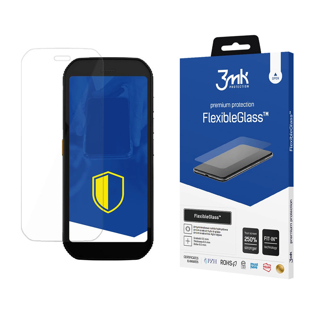 3mk FlexibleGlassTM hybridglas til CAT S42 H+