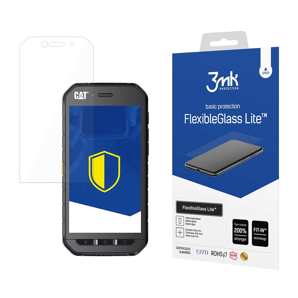 3mk FlexibleGlass LiteTM hybridglas til CAT S41