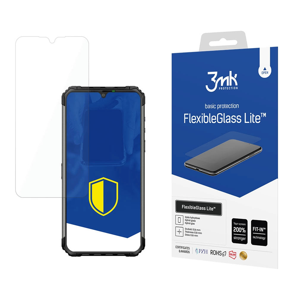 3mk FlexibleGlass LiteTM hybridglas til Ulefone Armor 7/7e