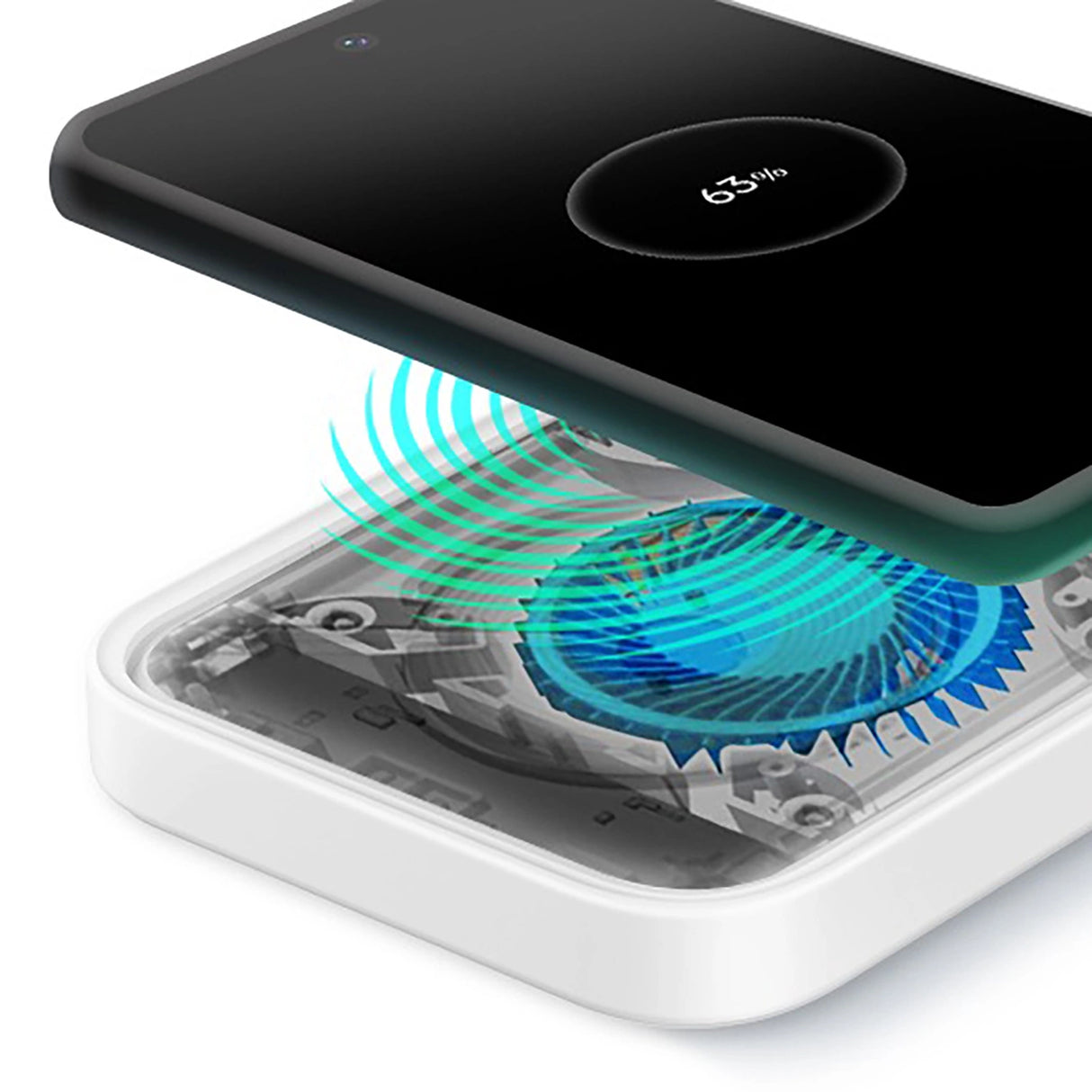 Samsung Wireless Charger Duo EP-P5400TWEGEU induktiv oplader 15W - hvid + netoplader + kabel