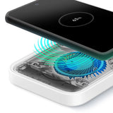 Samsung Wireless Charger Duo EP-P5400TWEGEU induktiv oplader 15W - hvid + netoplader + kabel