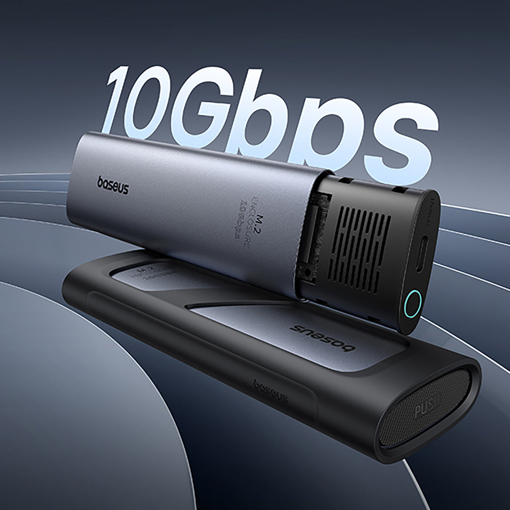 Baseus FlyJoy M.2 NVMe 10Gb/s SSD Caddy - Grå