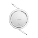 Baseus Free2Pull Kabel Retractable USB-C / Lightning 20W 1m - Hvid